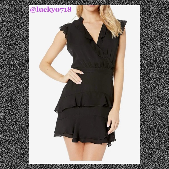 Parker NWT Tangia Dress in Black Sz 4 - Picture 1 of 9